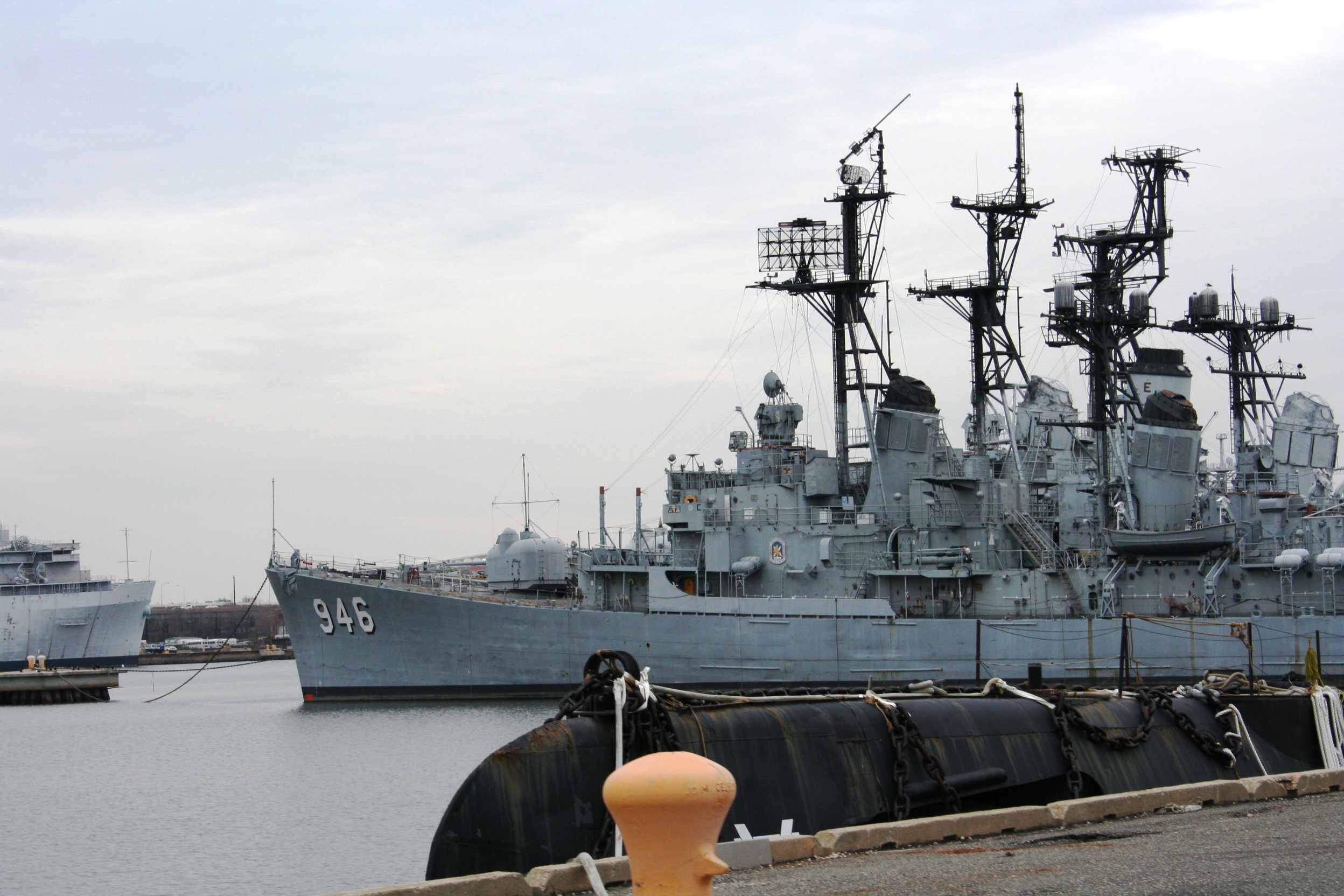 USS Edson DD-946 Vietnam-era destroyer at Saginaw Valley Naval Ship Museum Bay City Michigan